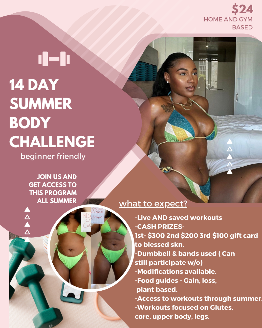 14 day summer challenge ( June 24th)